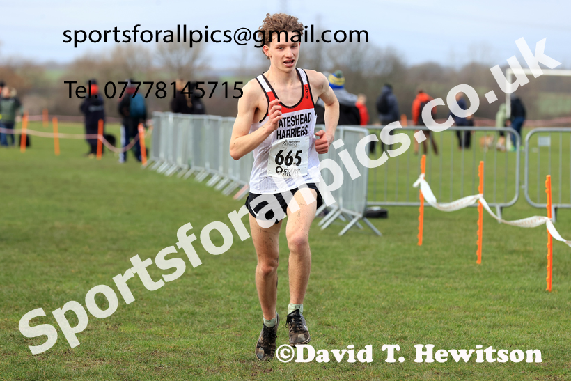 Mens Under-17s 2026 Northern Cross Country Champs., Pontefract Racecourse, Pontefract. Photo: David T. Hewitson/Sports for All Pics